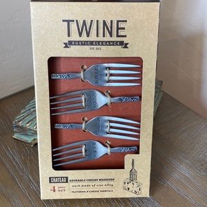 Twine Cheese Markers, Reusable Rustic Elegance